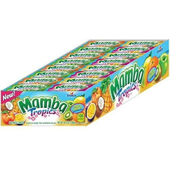 Storck Mamba Tropics Chews 0.88 oz, 48 Packs