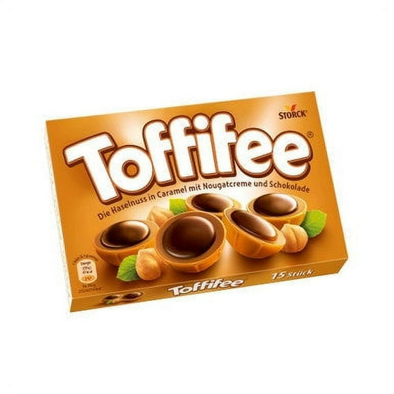 Storck Toffifee Whole Hazelnut in Nougatcream Filled Caramel, 125g/4.4 oz