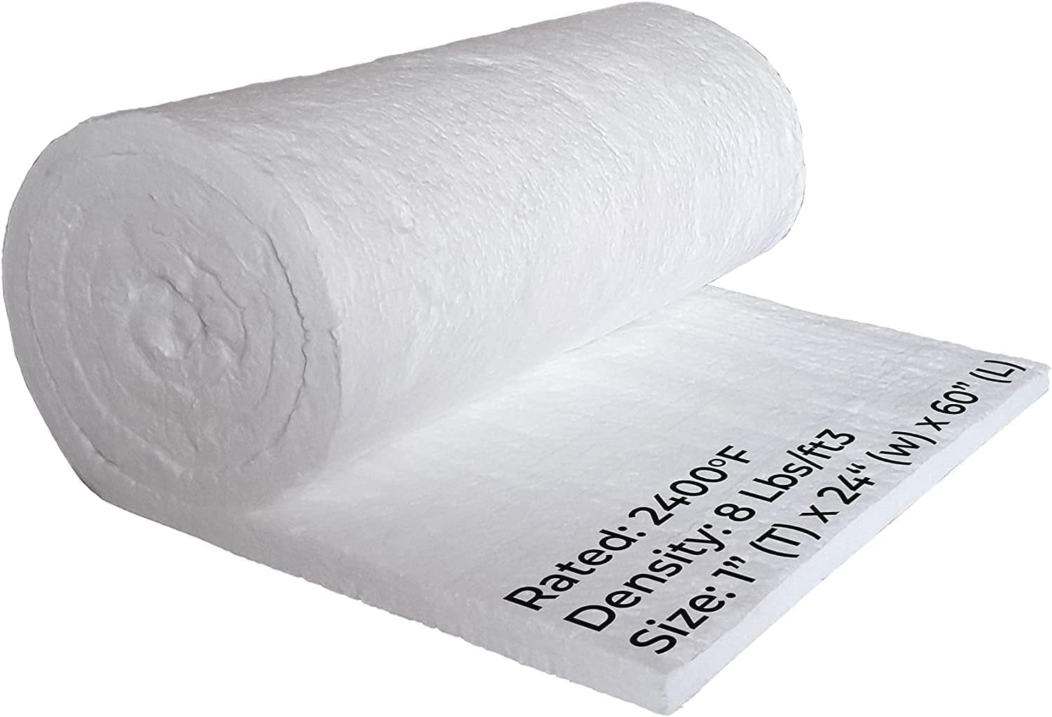 Store Ceramic Fiber Blanket 8 2400F 1” X 24” X 60” High