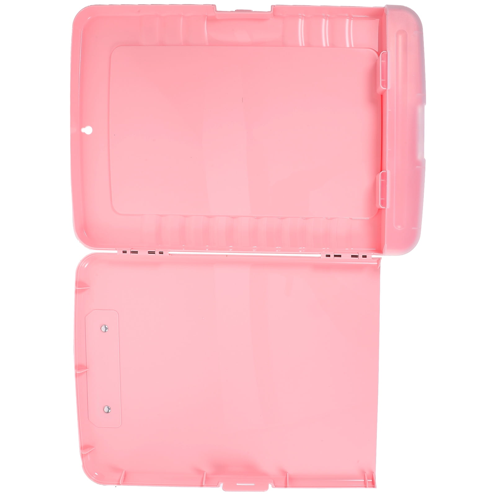 Store Clipboard Office with Storage Pink Heavy Duty Flip Folder Nursing