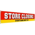 Store Closing Sign Banner Everything Must Go Advertising Banners Going
