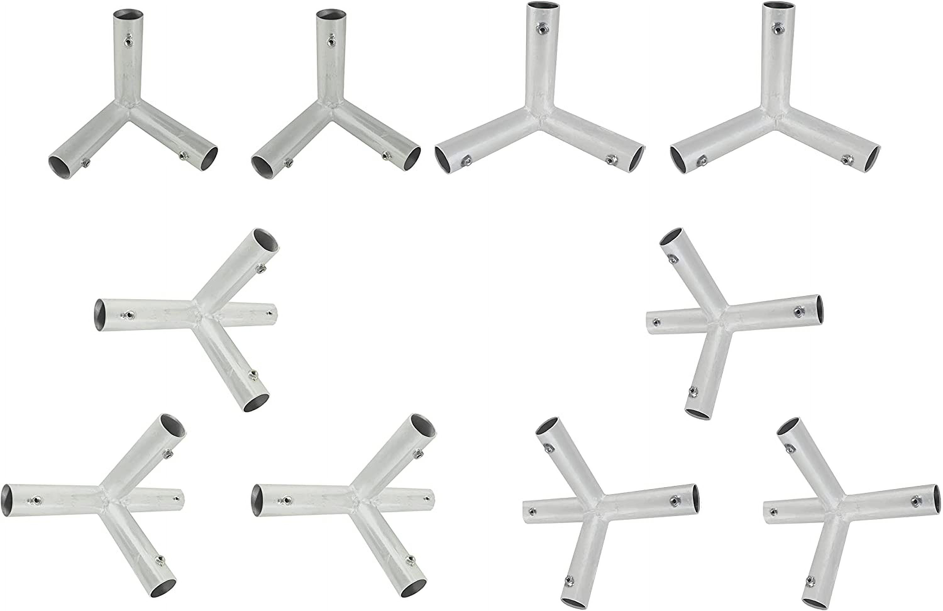 Store Fittings KIT for 10’X 40’ Frame Slant Roof, Low Connectors for