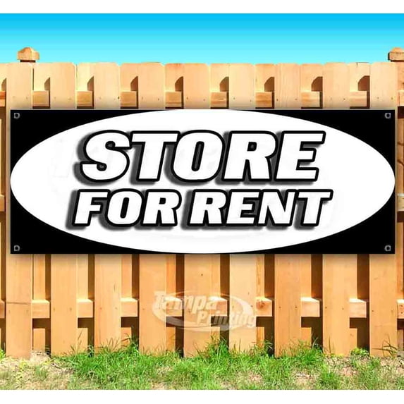 Store For Rent 13 oz Vinyl Banner With Metal Grommets