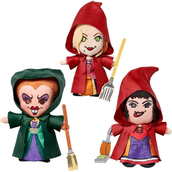 Store Official Sanderson Sisters Plush Hocus Pocus Trio Set AUTHENTIC New