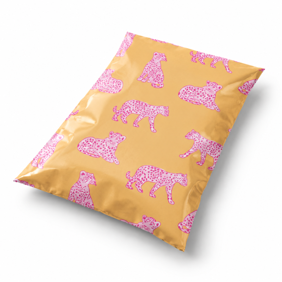Store Poly Mailers 14.5x19 Pink Leopard 100 Pack