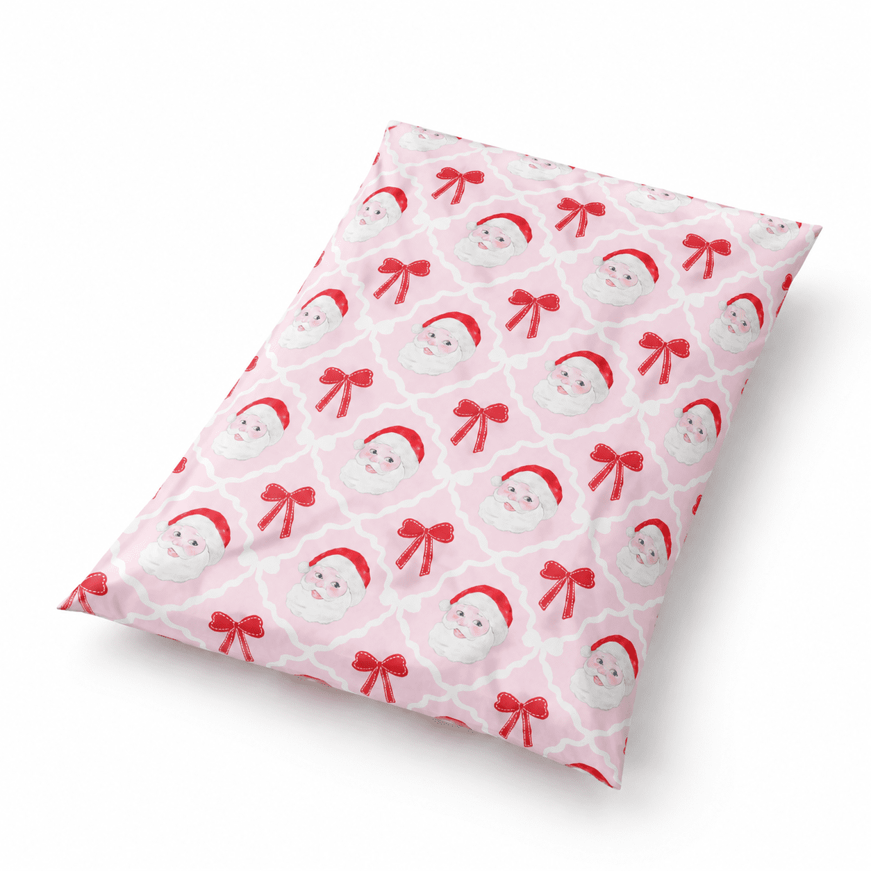 Store Poly Mailers 14.5x19 Pink Santa 100 Pack - Walmart.com