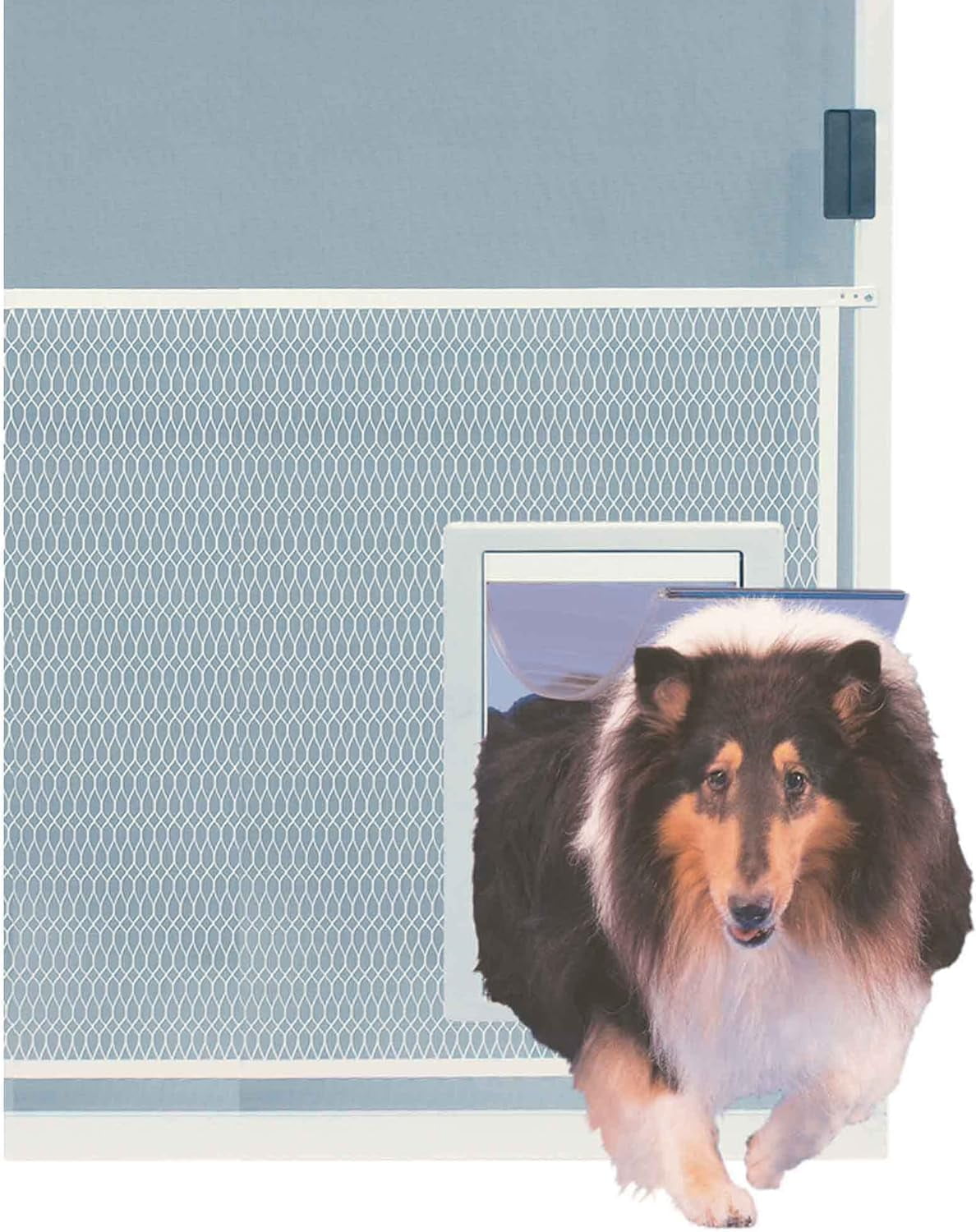 Store Screen Guard Pet Door, Extra Large, 10.5" X 15" Flap Size, White