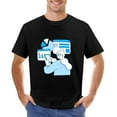 thumbnail image 1 of Store-analytics Men’s T-Shirt 100% Cotton Casual Short Sleeve Tops Gift Tee Black 5XL, 1 of 2