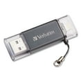 thumbnail image 1 of Store 'n' Go Dual Usb 3.0 Flash Drive For Apple Lightning Devices, 64 Gb, Graphite, 1 of 6