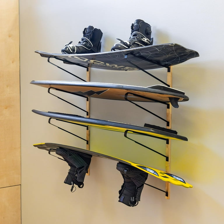 StoreYourBoard Avon Wakeboard Storage Rack, Level Wall Mount