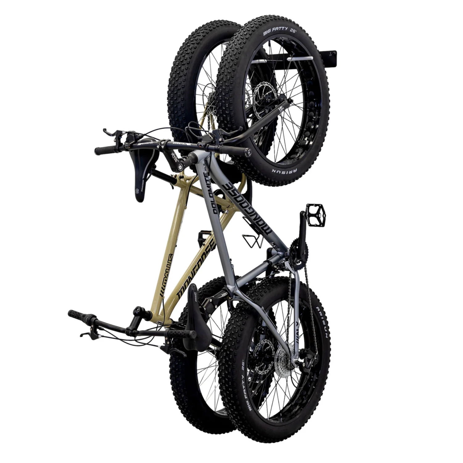 StoreYourBoard BLAT Bike Fat Tire Steel Wall Rack Holds 2 Bikes Max 100 lbs Garage Storage Hooks Walmart
