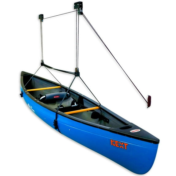 StoreYourBoard Canoe Ceiling Storage Hoist, Hi-Lift Home & Garage Organizer Pulley Rack (Pro)