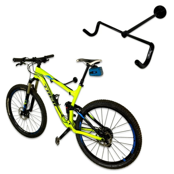 StoreYourBoard Minimalist Bike Wall Display Mount, Indoor Home Garage Apartment Storage Rack, Floating Minimalist Design, Adjustable Bicycle Holder (Single)