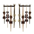 thumbnail image 1 of StoreYourBoard Ski Wall Storage Rack, 2 Pack Holds 16 Pairs, Steel Home and Garage Skis Mount, 1 of 6