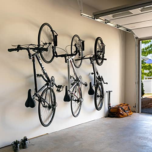 StoreYourBoard Swivel Bike Rack Garage 2 Pack Wall Mount Bike Storage Hooks Space Saving Hangers Walmart