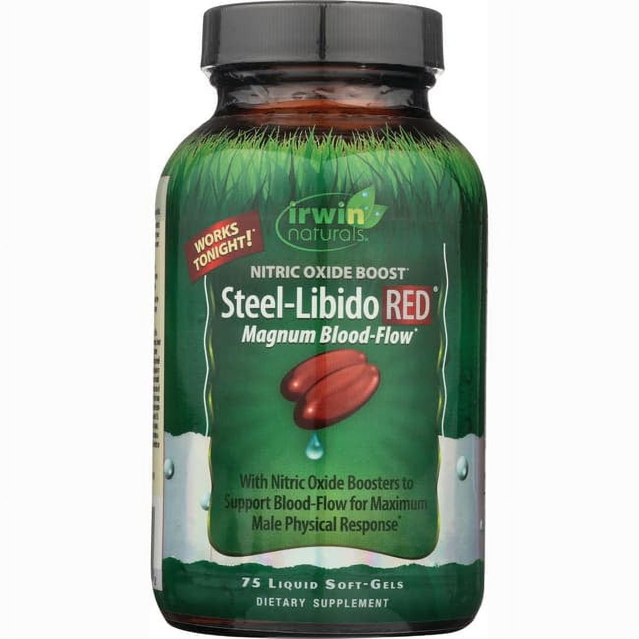 Irwin Naturals Steel-Libido Red 75 Lgels