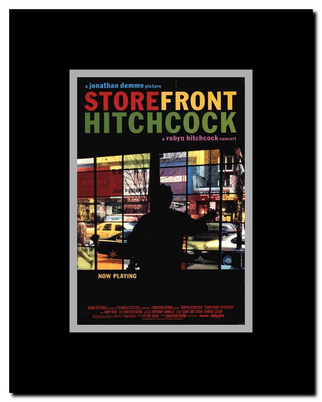 Storefront Hitchcock Framed Movie Poster