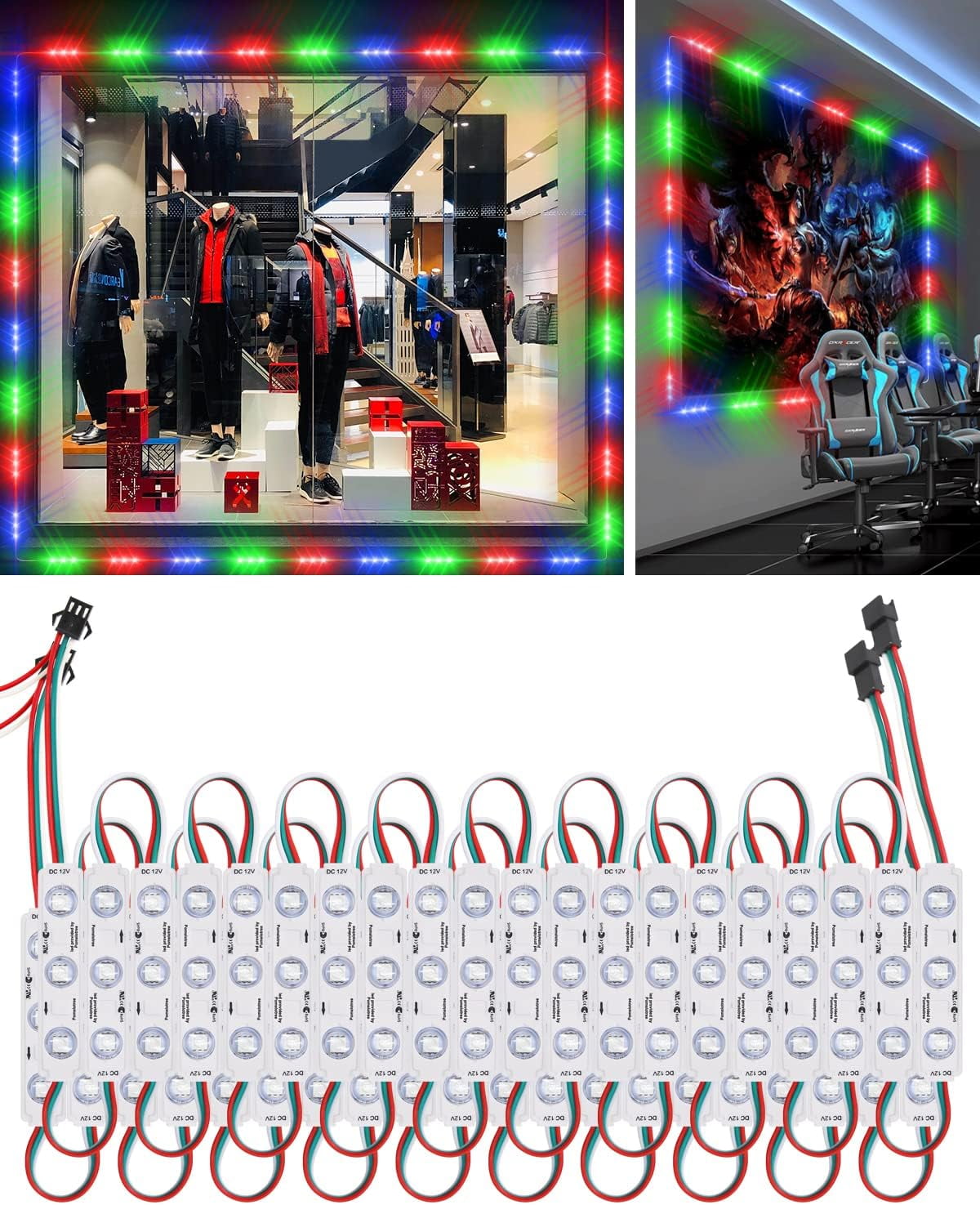 Storefront LED Lights Window Lights LED Pixel Strip Light Business Decorative Lights for