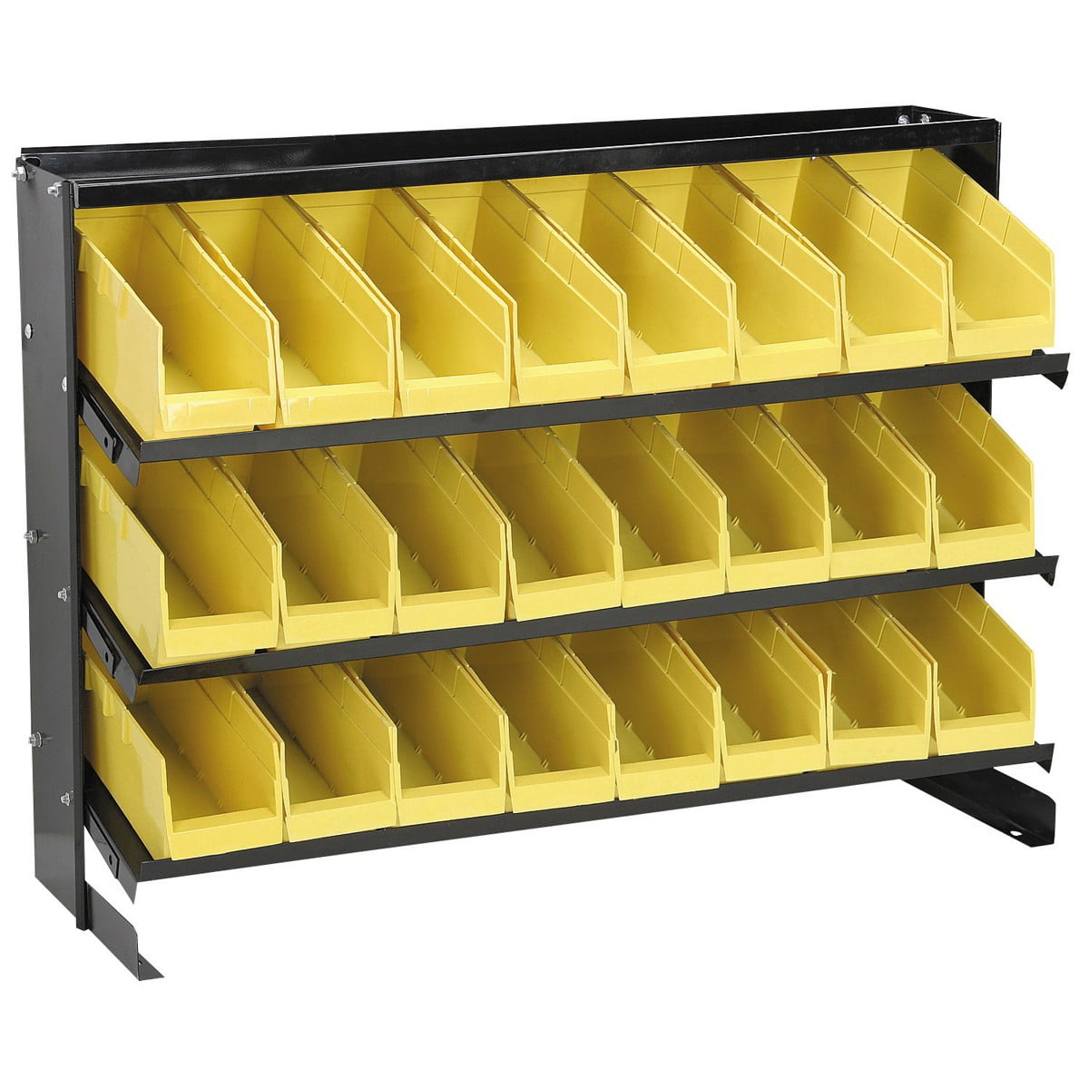 Storehouse 24 Bin Bench Top Parts Rack Storage Tool Box Organizer Toolbox Polypropylene 69572