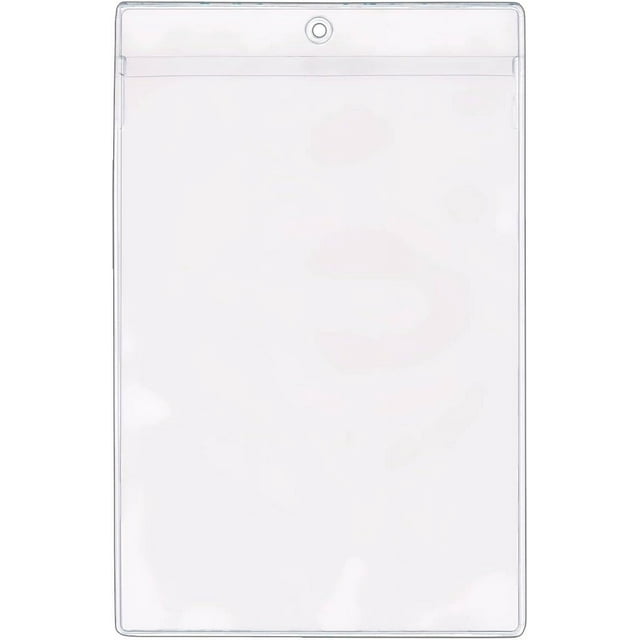 Storesmart 5 1/4" X 7 7/8" Job Ticket Holders 50Pack Vinyl Plastic