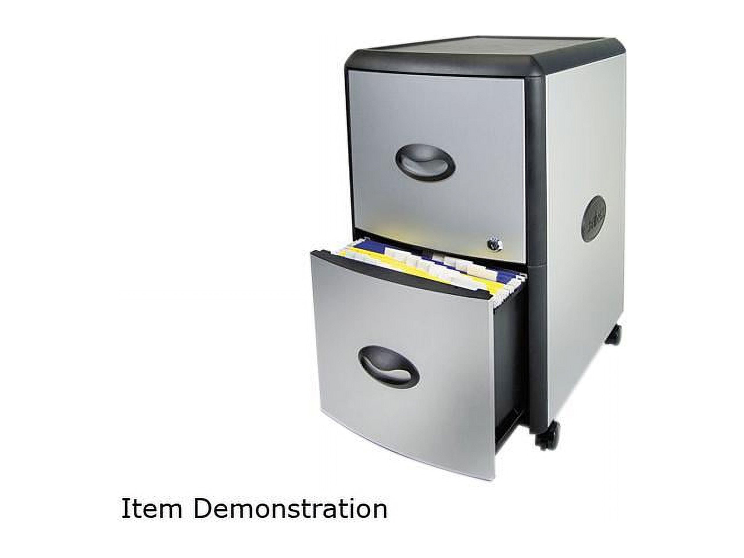 Storex - 61351U01C - Storex Metal-clad Mobile Filing Cabinet - 19 x 15 x 23 for File - Letter - Washable, Durable,
