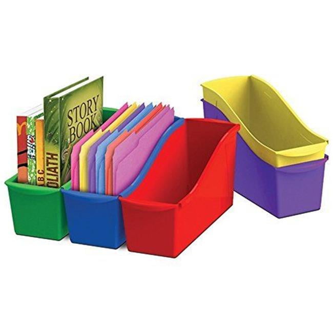 Storex 70105U06C Interlocking Book Bins Set of 5