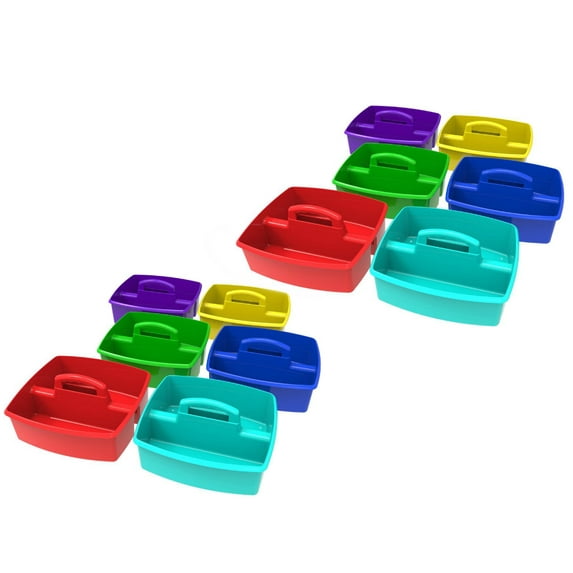 Storex Large Caddy, Assorted Colors, 12 units