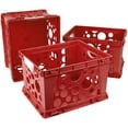 thumbnail image 1 of Storex Premium File Crate with Handles, Classroom Red, 1 of 4