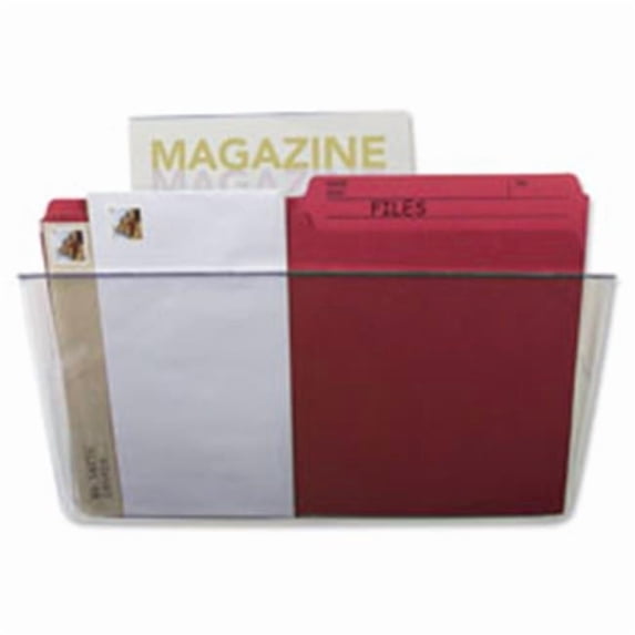 Storex Magnetic Wall File Pockets- Smoke