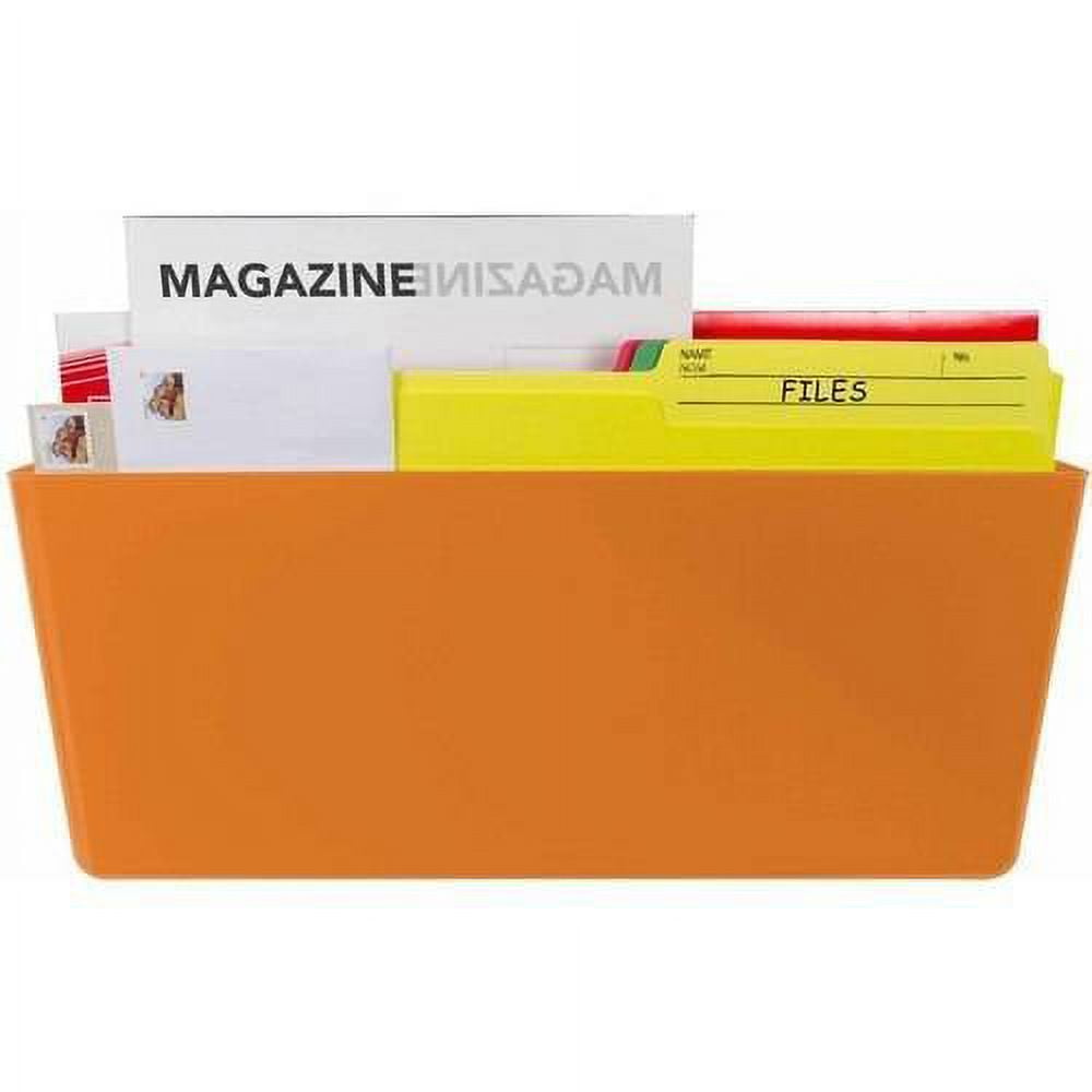 Storex Wall Pocket, 5Lbs+ Capacity, Case of 6