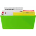 thumbnail image 1 of Storex Magnetic Wall Pocket, 5Lbs+ Capacity,Green (6 units/pack), 1 of 3