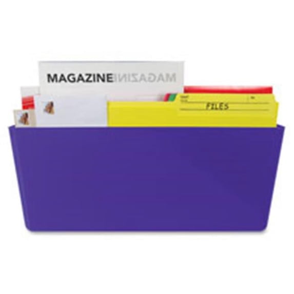 Storex Magnetic Wall Pocket, Blue