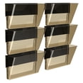 thumbnail image 1 of Storex  Magnetic Wall Pocket, Letter Size, 6-Pack, 1 of 5