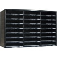 thumbnail image 1 of Storex Modular 24-Compartment Literature Organizer, Black, (61435U01C), Plastic Desktop, 1 of 5