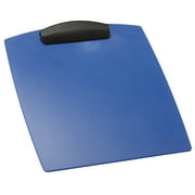 Storex Plastic Clipboard, Portable Writing Surface for Letter Size Paper, Blue, 12-Pack