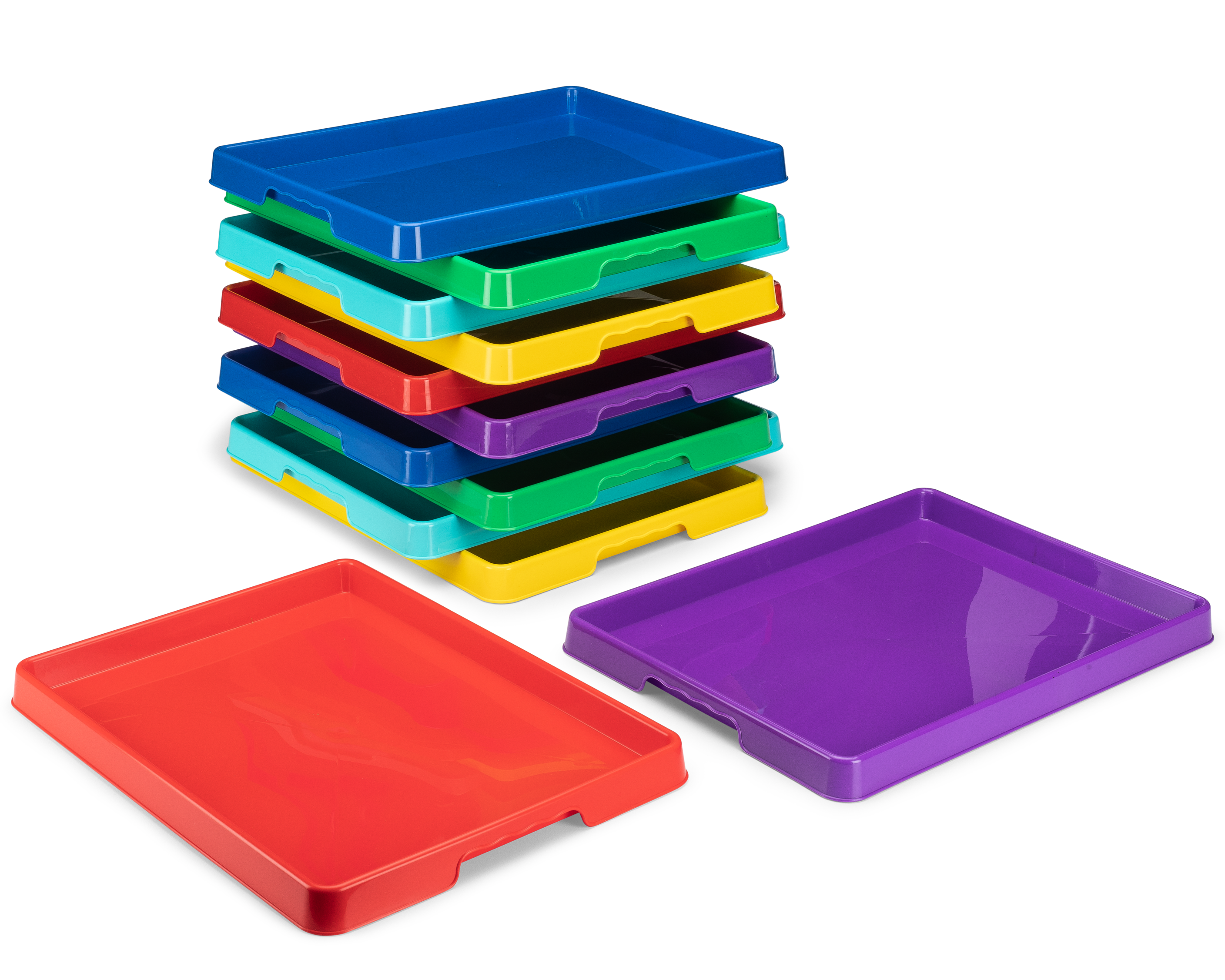 Coloured Plastic Craft Trays: Pack of 3 From 3.00 GBP