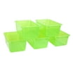 Storex Small Cubby Bin, Plastic Storage Container Fits Classroom