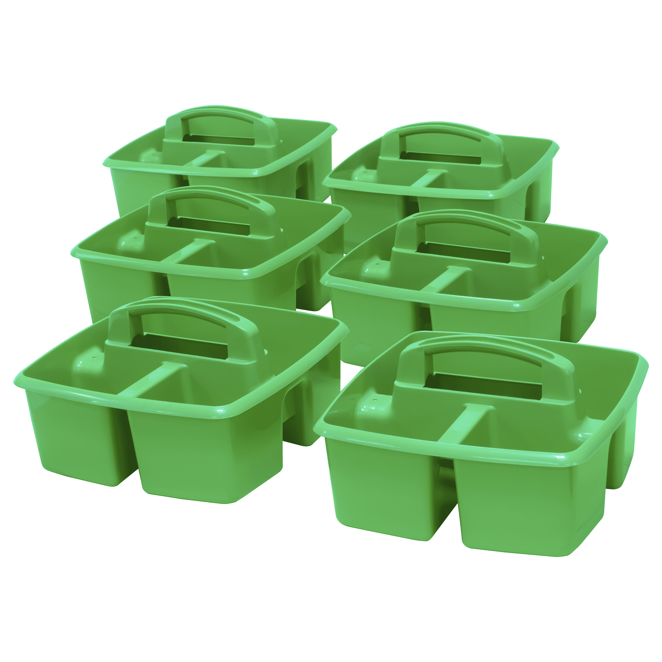 Storex Plastic Desktop Organizer Caddy with Handle, Craft and Hobby