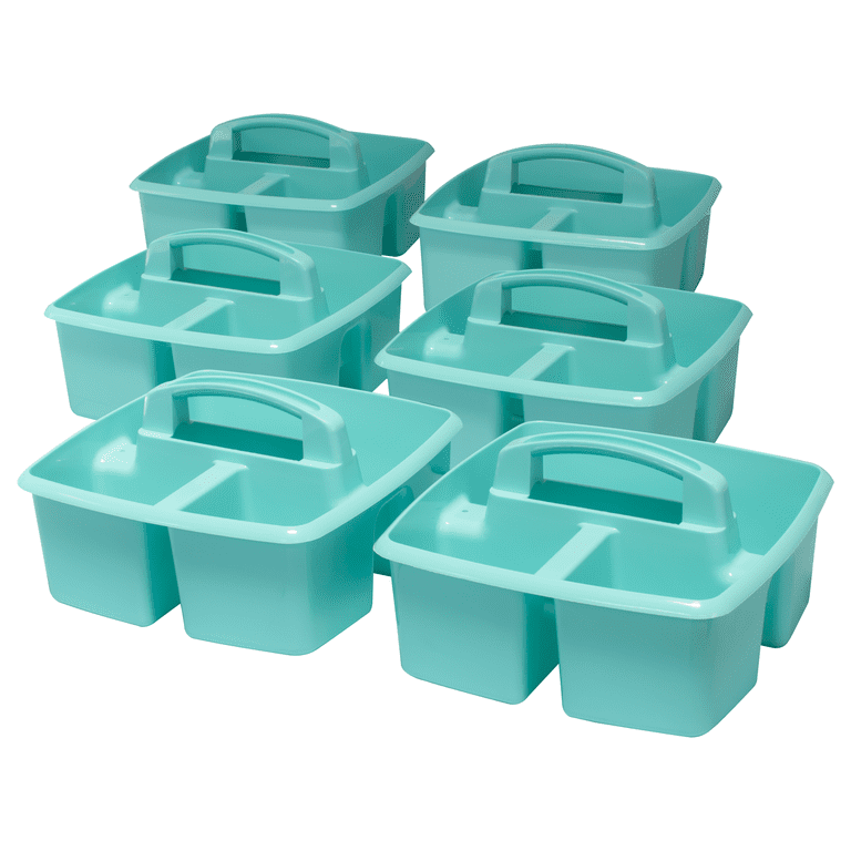 Multipurpose Caddy Organizer - Stackable Plastic Caddy with Handle, Desk