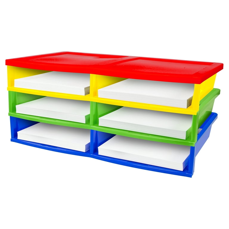Storex Quick Stack 6 sorter Organizer 500 x Sheet 6 Compartments