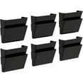 thumbnail image 1 of Storex Recycled Wall Files, Letter, Set of 2, Black (Case of 6 sets), 1 of 2