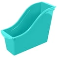 thumbnail image 1 of Storex STX71114U06CBN Teal Small Book Bin, Pack of 6, 1 of 2