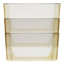 Storex Wall File, Legal 16 x 14, Three Pocket, Smoke -STX70247U06C