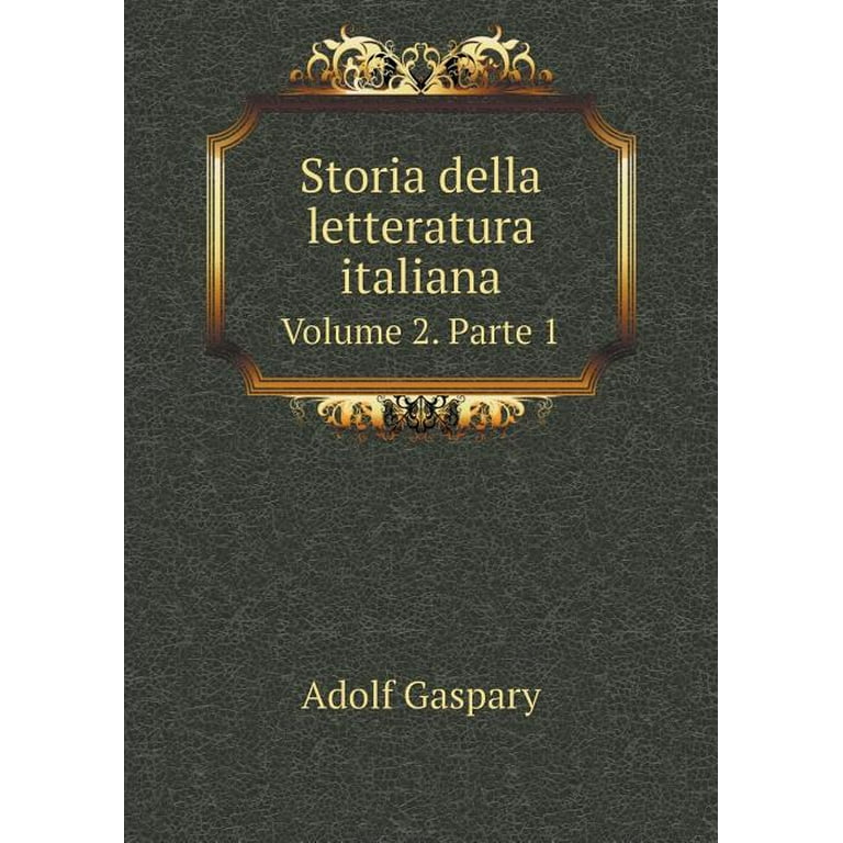 Storia della letteratura italiana Volume 2. Parte 1 (Paperback)