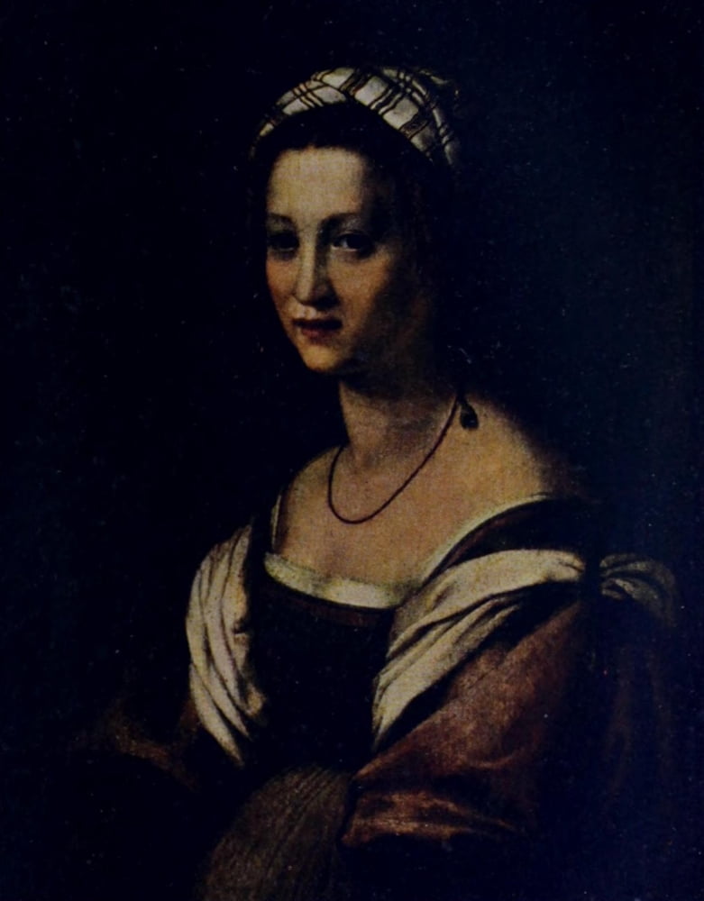 Storia dellarte Italiana 1901 Lucrezia del Fede Canvas Art - A Sarto (18 x 24)