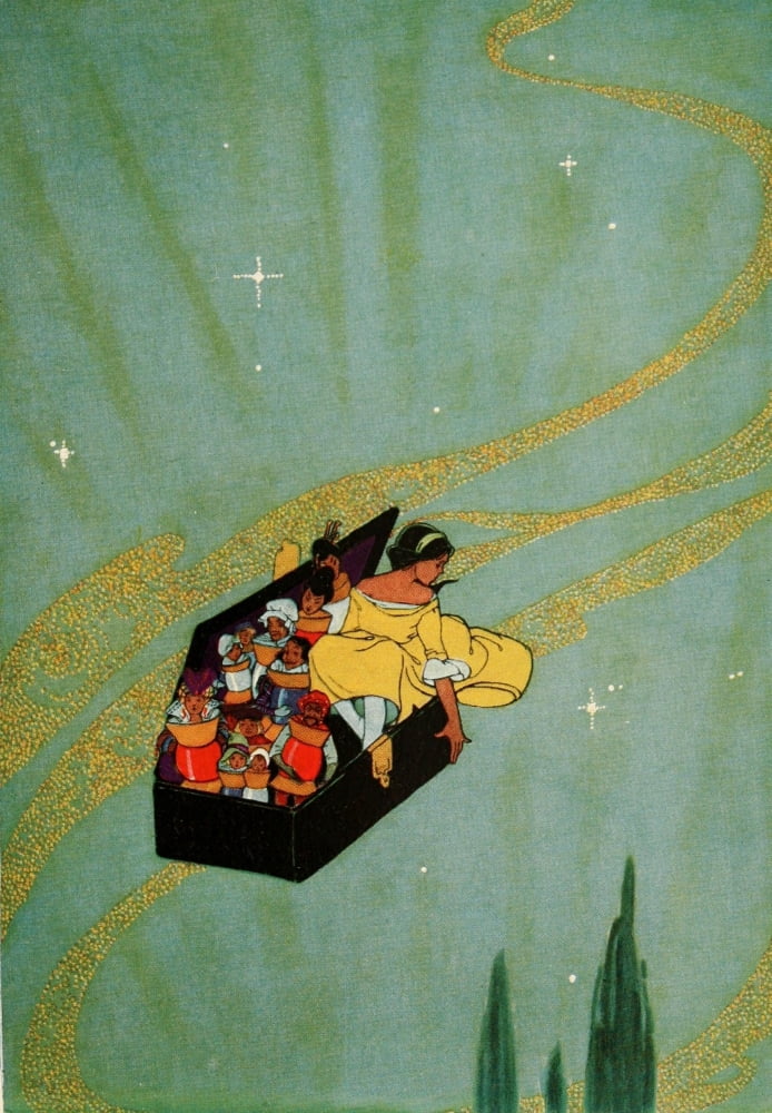 Stories 1922 Off flew the workbox Canvas Art - Edna Cooke (18 x 24)