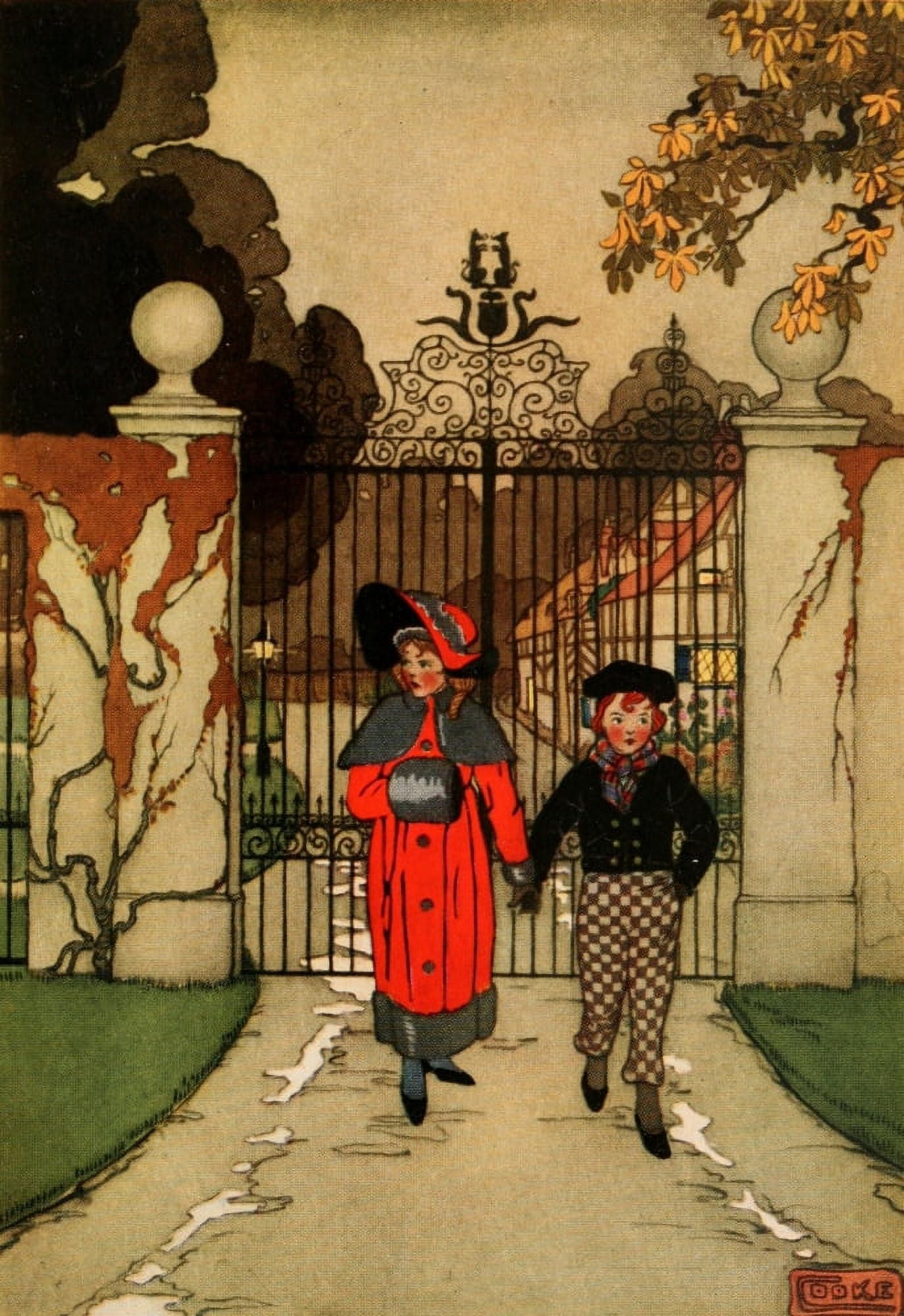 Stories 1922 Then it must be this way Canvas Art - Edna Cooke (18 x 24)