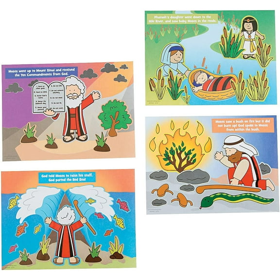 Stories Of Moses Mini Mas - Stationery - 48 Pieces