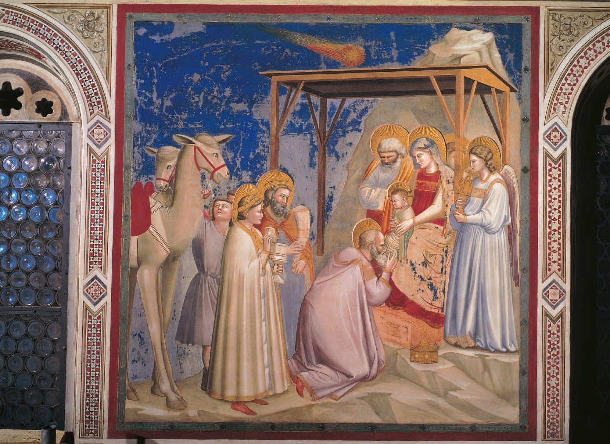 Stories Of The Christ The Adoration Of The Magi Canvas Art - (24 x 18)