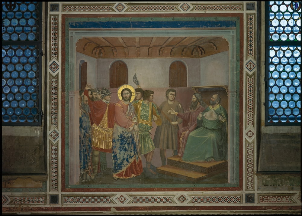 Stories Of The Passion Christ Before Caiphas Canvas Art - (36 x 24)